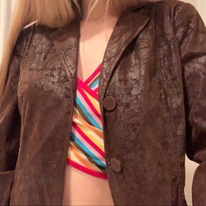 🌜RETRO “Worn in” Style Brown Rustic Jacket🌛